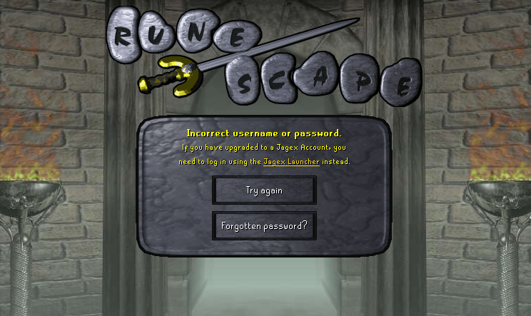 Account security measures for Runescape players