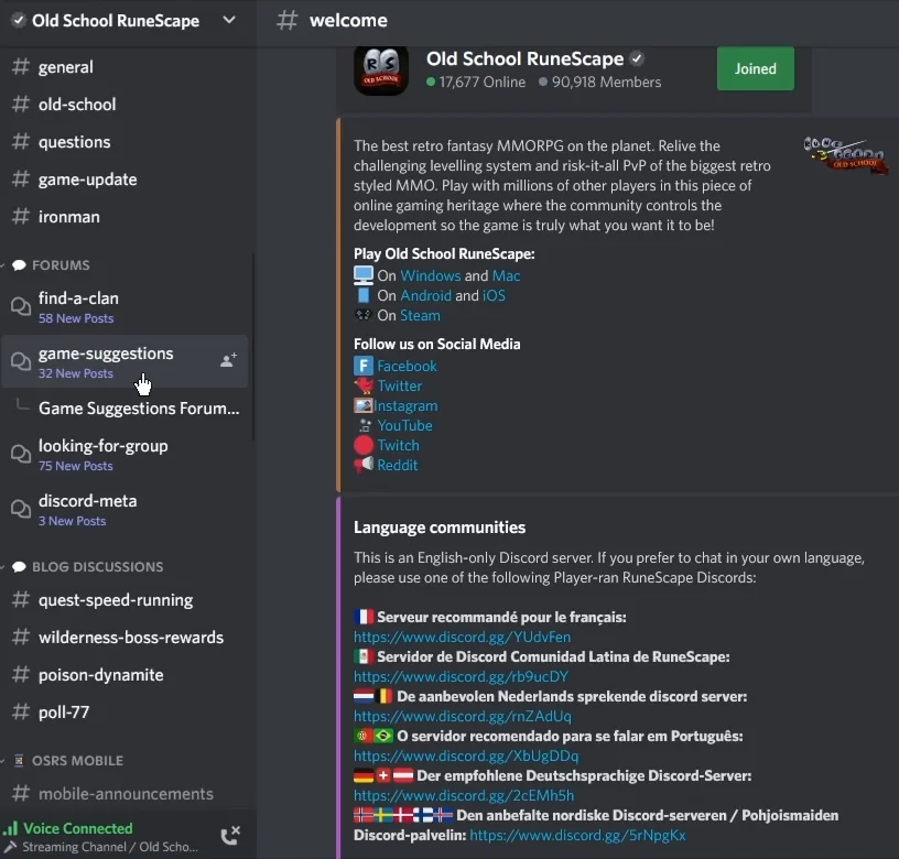 Discord gambling bot for Runescape