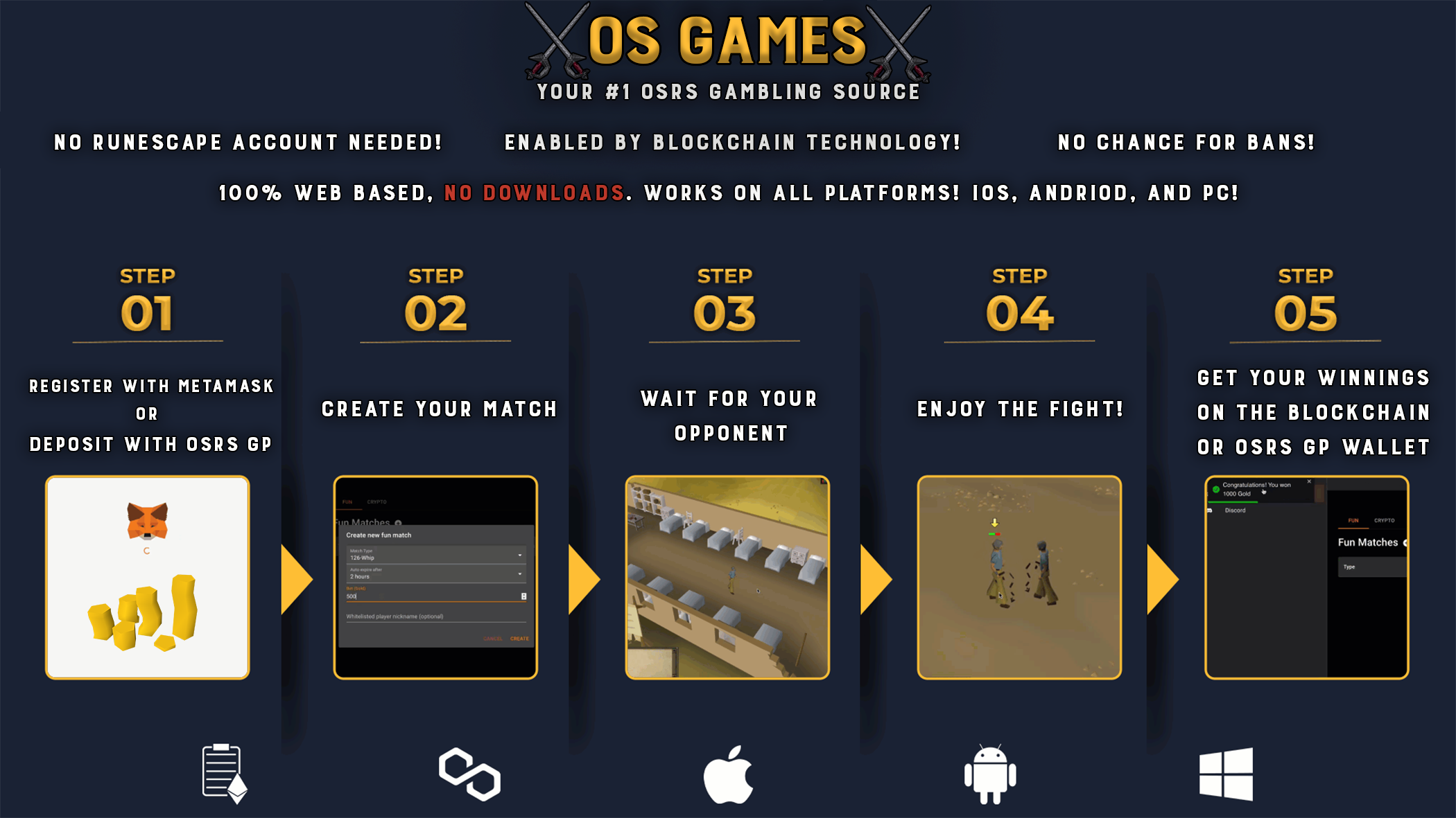 Provably fair system explanation for Runescape gambling